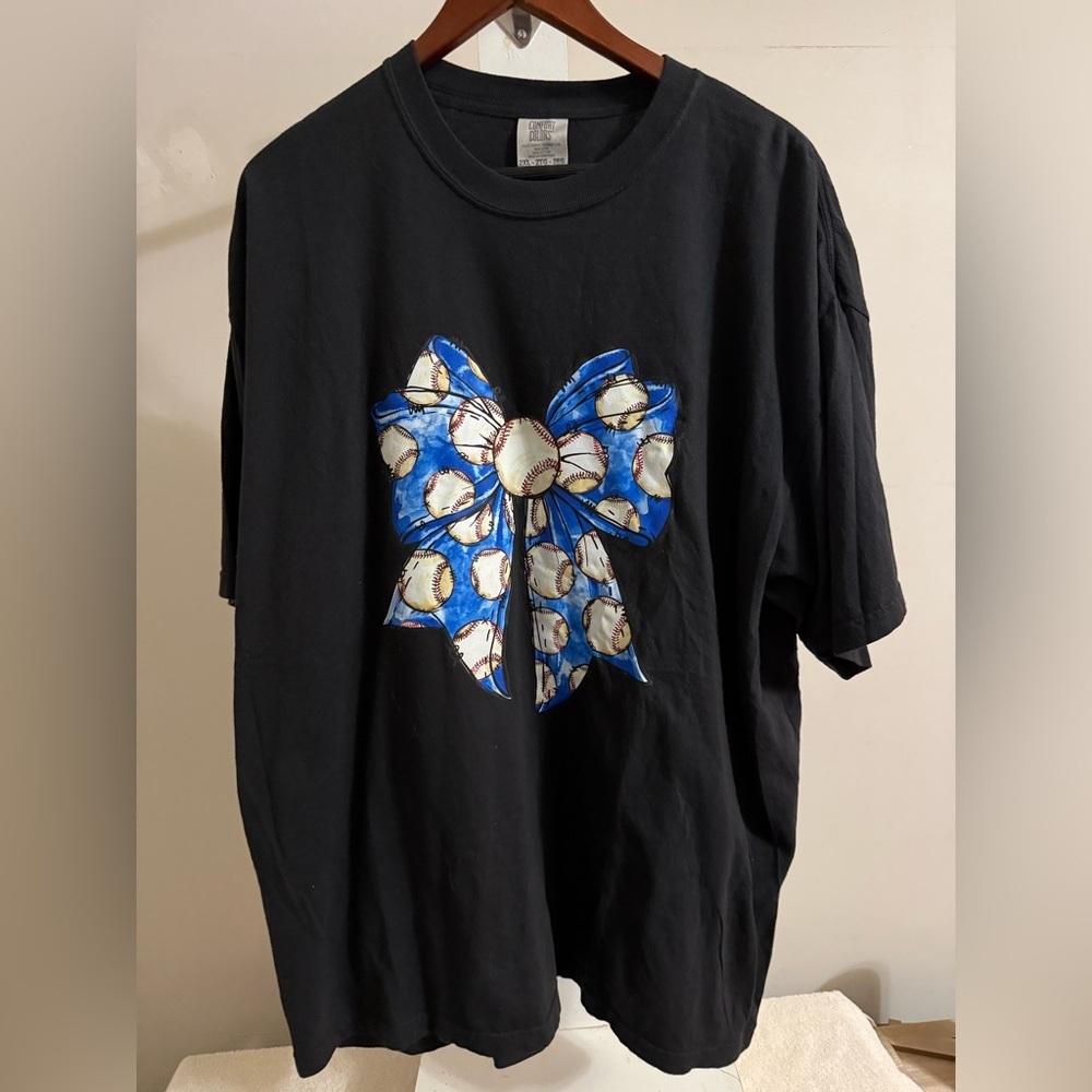 Comfort Colors Baseball Mom Shirt